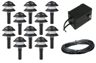   Pack 4W Low Voltage Landscape Light Kit w/ 44w Transformer ML10401 LX1