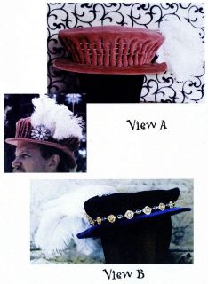   Elizabethan Italian Bonnet / Hat Sewing Pattern by Lynn McMasters