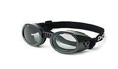 Doggles ILS Black Dog Goggles Sunglasses UV 5 sizes