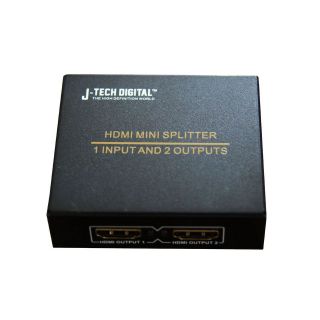   Digital2 Port 1x2 Powered HDMI Super Mini Splitter for FULL HD 1080P