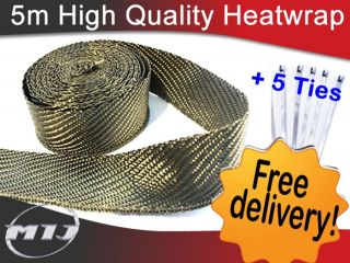   Best Titanium High Temp Exhaust Heat wrapRap Manifold or Downpipe
