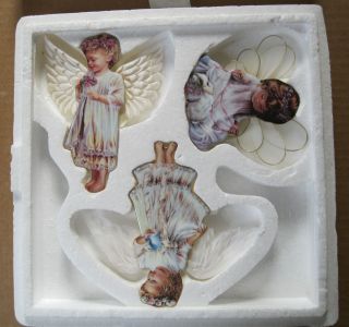 Bradford Editions ornaments HEAVENS LITTLE ANGELS set of 3.