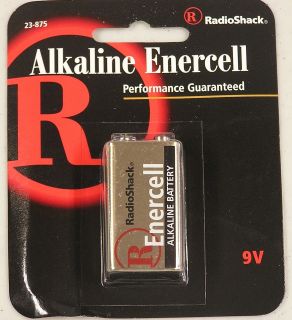 RadioShack® Enercell Alkaline 9 Volt Battery 23 875