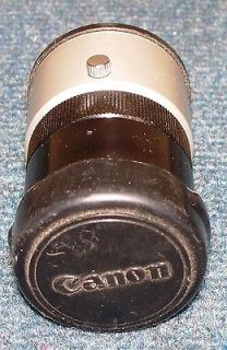 CANON C 8 CONVERTER 2 6.5mm 26mm f 1.7 FOR 8 mm VIDEO CAMERA w/ CAP 