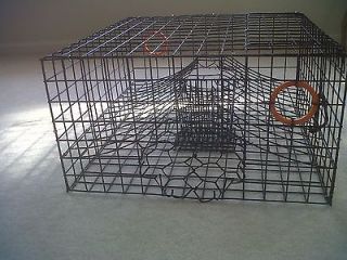 Commercial Grade Heavy Duty Crab Pot / Crab Trap with 2 Chambers