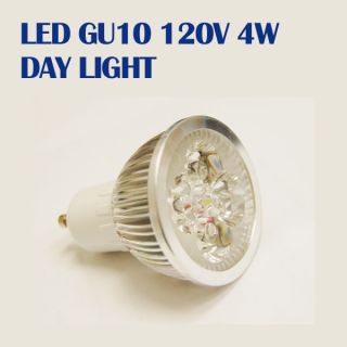  4LEDS High Power Day Light White Light Bulb 120V 4W LEGU10120V4DL 1P