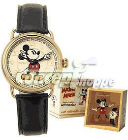   VHTF LI1562 Mickey Mouse with Marionette 24K Gold Ltd Ed Fossil Watch