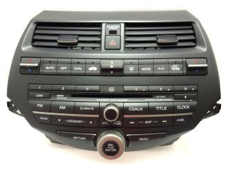 HONDA Accord Radio Stereo 6 Disc Changer CD Player XM Premium Sound 