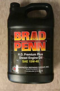 Brad Penn 15W40 Premium Heavy Duty Diesel Oil 4 Gallons