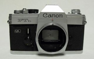 Vintage CANON FTb QL 35mm SLR Film Camera Body Only Tested Meter 