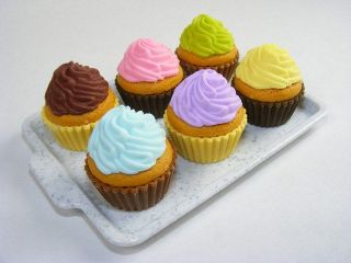 Japanese Iwako Puzzle Erasers ~ Cupcakes * Choose your favorite