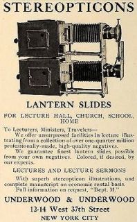   Stereopticons Antique Lantern Slide Overhead Projector Sermon