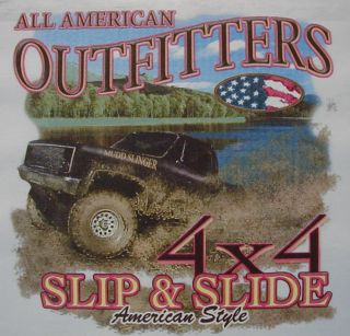 ALL AMERICAN OUTFITTERS 4X4 TRUCK MUD SLIP AND SLIDE SHIRT #332