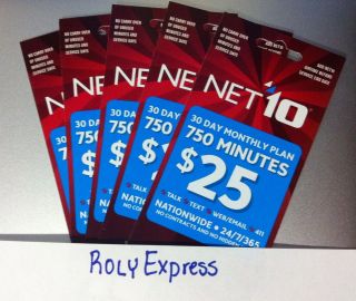   Refill Card   $25 Monthly Service 750 Minutes Talk Text Web Prepaid