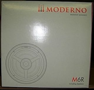 M6R MODERNO 6 1/2 2  WAY IN CEILING SPEAKER PAIR (OFFER FOR 4 PAIRS)