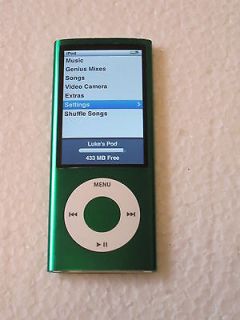 Apple iPod nano 5th Generation Green (16 GB)   Nice