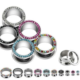 gauge rainbow plugs in Jewelry & Watches