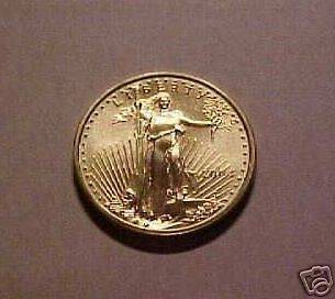 1997 TENTH GOLD EAGLE 1/10 OZ $5 COIN~~