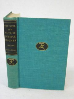   THE MIND AND FAITH OF JUSTICE HOLMES Modern Library Giant HC 1943