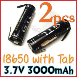 rechargeable batteries with tabs in Rechargeable Batteries
