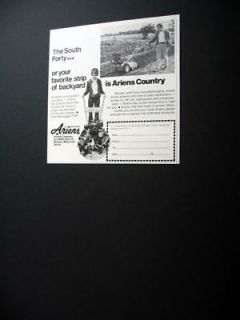 Ariens Power Tiller rototiller tillers 1976 print Ad