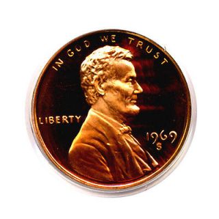 1969s penny in Lincoln Memorial (1959 2008)