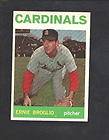 1964 Topps Baseball Coin 95 Ernie Broglio Cardinals PSA 9 MINT