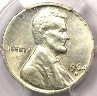 1964 D Lincoln Cent on Silver 10C Planchet   PCGS MS62   Rare 