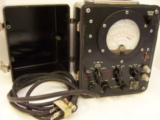 VINTAGE NAVY HICKOK SEMICONDUCTOR TESTER AN/USM 206A N00126 72 C 0195 