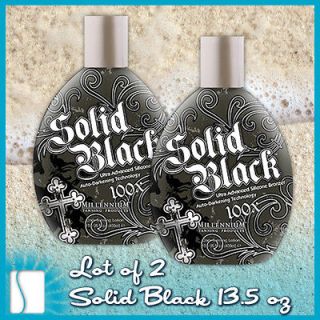   Millennium SOLID BLACK 100X Indoor Dark Bronzing Lotion Tanning Bed