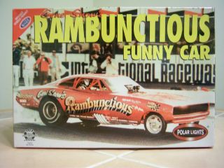  SNOW RAMBUNCTIOUS 1969 DODGE CHARGER FUNNY CAR Plastic Model Kit