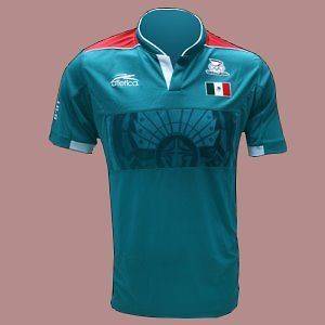 Mexico Atletica Olympics 2012 Official Jersey (Size L   Green)