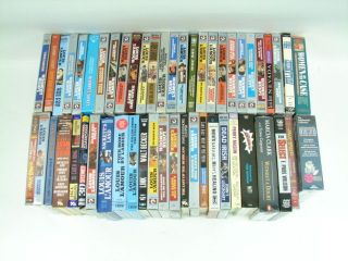 Huge LOT Of 52 Audio Books Cassettes Tapes Country Western Louis L 