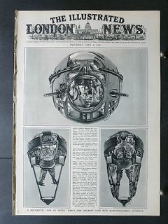 1944 ILLUSTRATED LONDON NEWS sperry automatic gun turret,paratroops 
