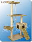 Armarkat 58 Cat Tree, A5801 Beige 5 Level Cat Scratching Tower, Condo 