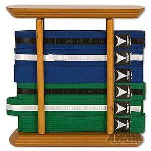 Level Karate Belt Display Rectangular Martial Arts Rack Tae Kwon Do 