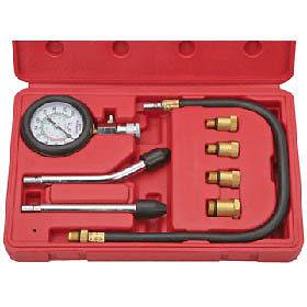 Engine Cylinder Compression Tester Kit w/ adapters M10, M12, M14, M18 
