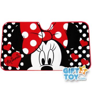   Dot Minnie Mouse Windshield Front Automotive Car & Truck Sunshade