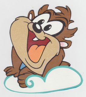 LOONEY TUNES BABY TAZ WALL SAFE STICKER CHARACTER BORDER CUT 