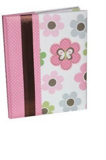   Just One You Baby s Mod Flower First Record Book/Baby Book Pink