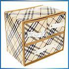 Collapsible Home Storage Box 3 Drawer Organizer Holder for Clothing 