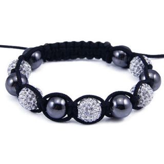   Shamballa bracelets 5 Clay Crystal Beads shambala Fashion Jewelry
