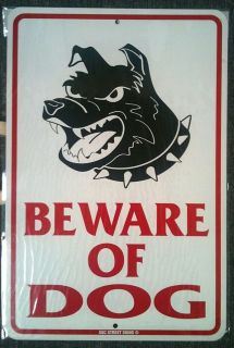 Beware of Dog   metal fence sign   No tresspassing   Danger **NEW 