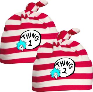 Thing 1 & 2 baby hats great gift for newborn or any age