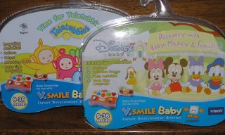 New V Smile Vsmile Baby Mickey & Teletubbies Games