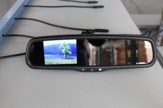 Backup camera display rear view mirror 3.5 monitor,fit Ford,Nissan,GM 