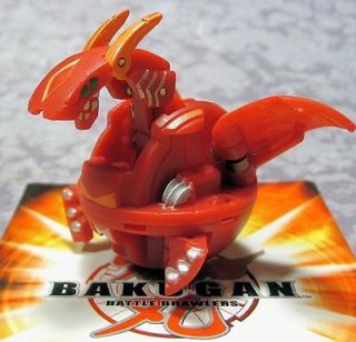 Bakugan Hyper Drago Dragonoid Pyrus Red 740g Bakusteel Dan B3 Dans