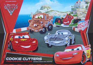New ~ Williams Sonoma Disney Pixar Cars Cookie Cutters ~ Set of Four
