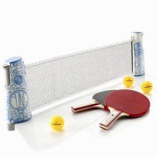 Artengo Free Table Tennis Ping Pong Net,Paddles,Ba​lls (Rollnet set)