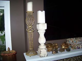   16.5 Tall wood 1800 porch baluster railing spindle~great 4 candle